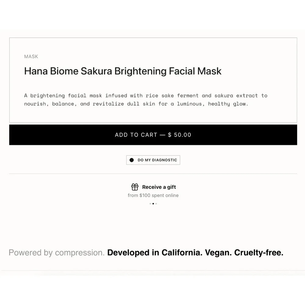 $50 NWT Dermovia Sakura Brightening Facial Mask Rose Moisturizing 3 Pack - Picture 2 of 2